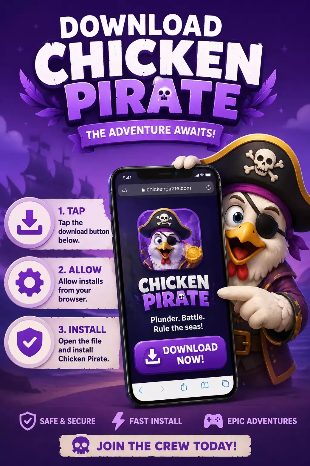 Download Chicken Pirate Browser EN 2