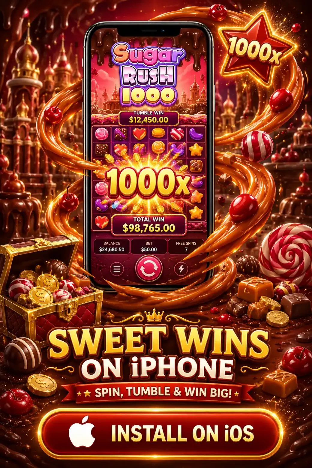 Download Sugar Rush 1000 IOS EN 3
